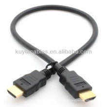 Золотой стандарт 50 см HDMI Мужской Мужской кабель для домашнего кинотеатра HDTV, XBOX, PS3, проектор